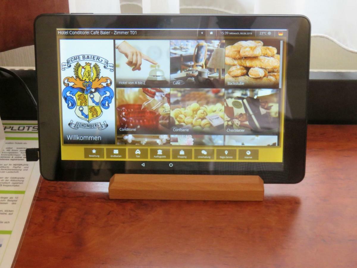 Hotel Conditorei Cafe Baier Schoemberg  외부 사진
